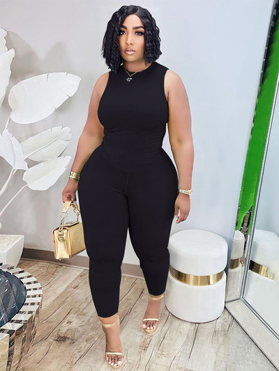 Vasaras uzvalka 2 daļīgie komplekti Sieviešu apģērba augšdaļa un bikšu komplekti Jauni atbilstoši komplekti Sexy Liela izmēra vairumtirdzniecība Dropshipping