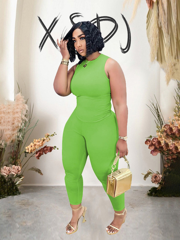 Vasaras uzvalka 2 daļīgie komplekti Sieviešu apģērba augšdaļa un bikšu komplekti Jauni atbilstoši komplekti Sexy Liela izmēra vairumtirdzniecība Dropshipping