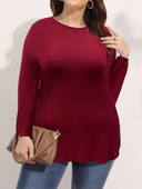 Tricouri Finjani Plus Size Y2k Moda Fără spate Tricou pentru femei Roz și Claret Trim Înălțime Elasticitate Top