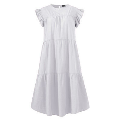 Nyári ruha, nagy méretű női VONDA 2023 Bohém Sundress Alkalmi, bő nyakú, laza pamut fodros ruhák ünnepi parti Vestidos