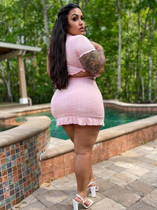 Dámska saténová sukňa s výstrihom do V, krátky top s priliehavým strihom a sexy letným outfitom, veľkoobchod, dropshipping