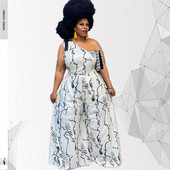 Liela izmēra sieviešu apģērbu divdaļīgs komplekts 5xl vasaras jauns stils ar apgrieztu augšējo apdruku, vaļīgi eleganti bikškostīmi vairumtirdzniecība dropshipping