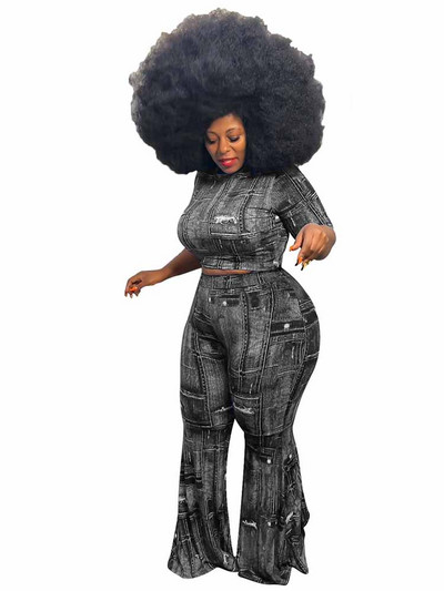 Nyári nagy méretű női ruházat, kétrészes szett rövid ujjú pólók és nadrág szettek Szexi ruhák nagykereskedelme Tömeges kiszállítás