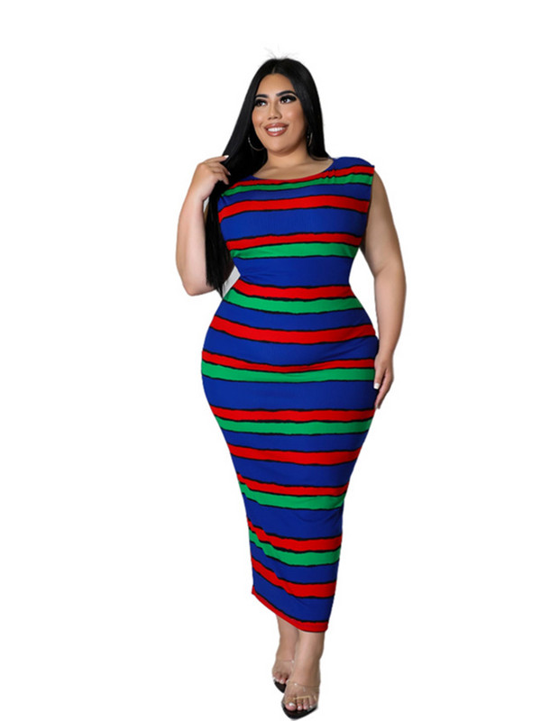 2022. gada vasaras kleitas sievietēm Lielizmēra kleitas Svītras halāti Chic Et élégantes Vairumtirdzniecība Dropshipping