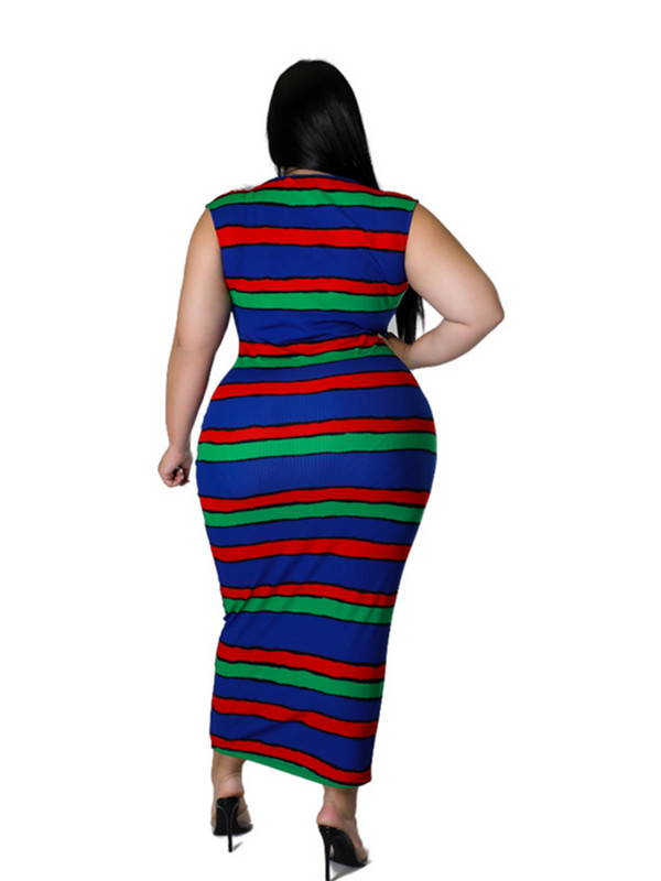 2022. gada vasaras kleitas sievietēm Lielizmēra kleitas Svītras halāti Chic Et élégantes Vairumtirdzniecība Dropshipping