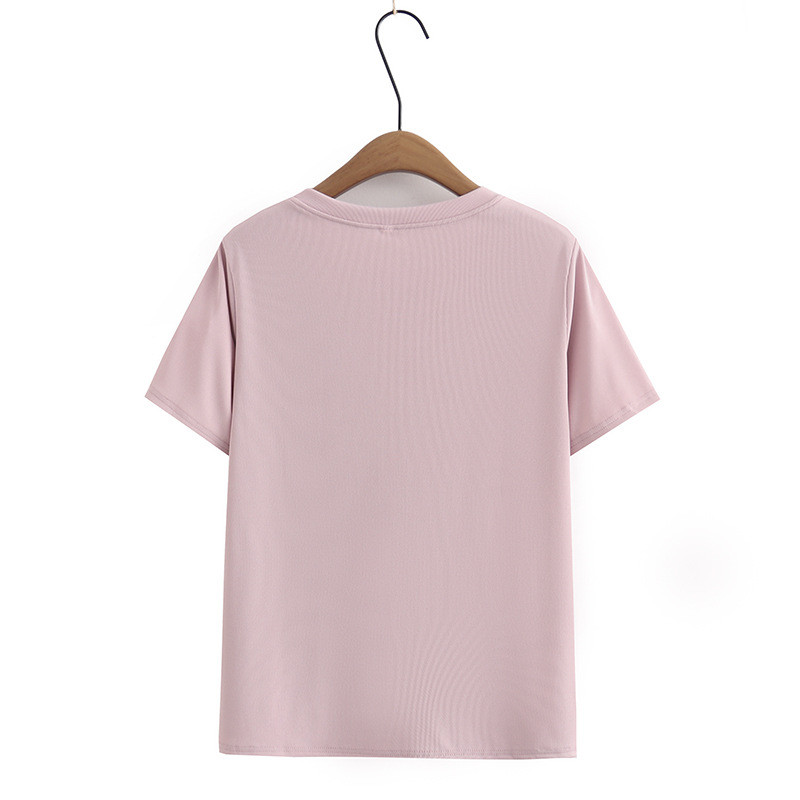 Liela izmēra T-krekls Sieviešu apģērbi Brīvi Puloveri Ziedi Tīpas Īsās Piedurknes Izliektas Topi 2023. gada vasara