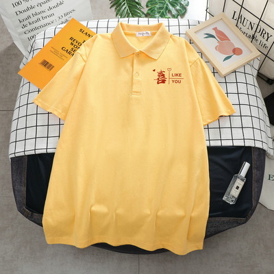 DUOFAN sieviešu lielizmēra polo krekli T-krekls ar īsu piedurkņu apkakli.