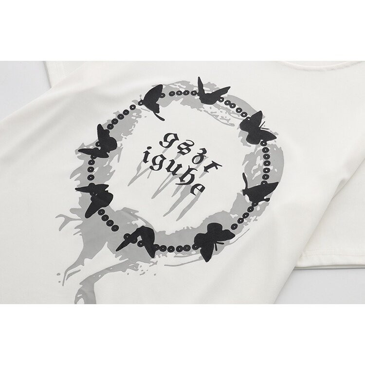 Liela izmēra XL-4XL Sieviešu balti vasaras T-krekli ar īsām piedurknēm Lielizmēra mīļi apdrukāti sieviešu krekli Lielizmēra A līnijas augšdaļa