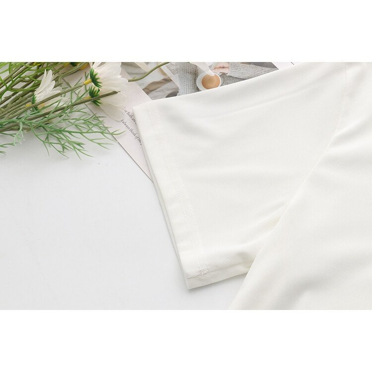 Liela izmēra XL-4XL Sieviešu balti vasaras T-krekli ar īsām piedurknēm Lielizmēra mīļi apdrukāti sieviešu krekli Lielizmēra A līnijas augšdaļa