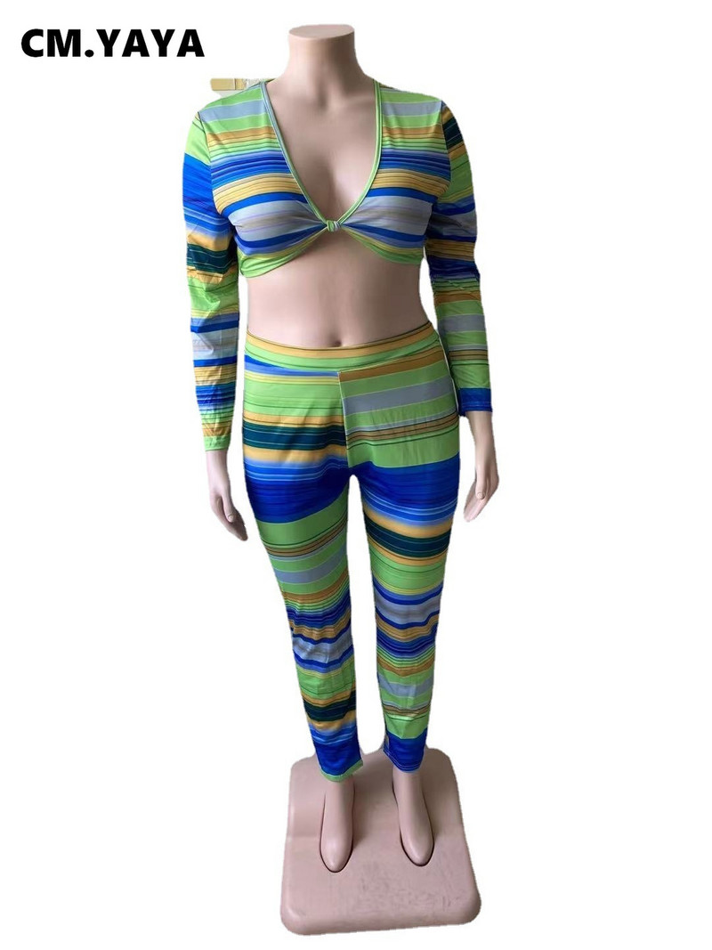 Lemon Gina sieviešu lielizmēra komplekti ar apdruku dekoltē apgriezti topi + šauras bikses, divi 2 daļīgi komplekti Seksīgi nakts tērpi, modes rudens