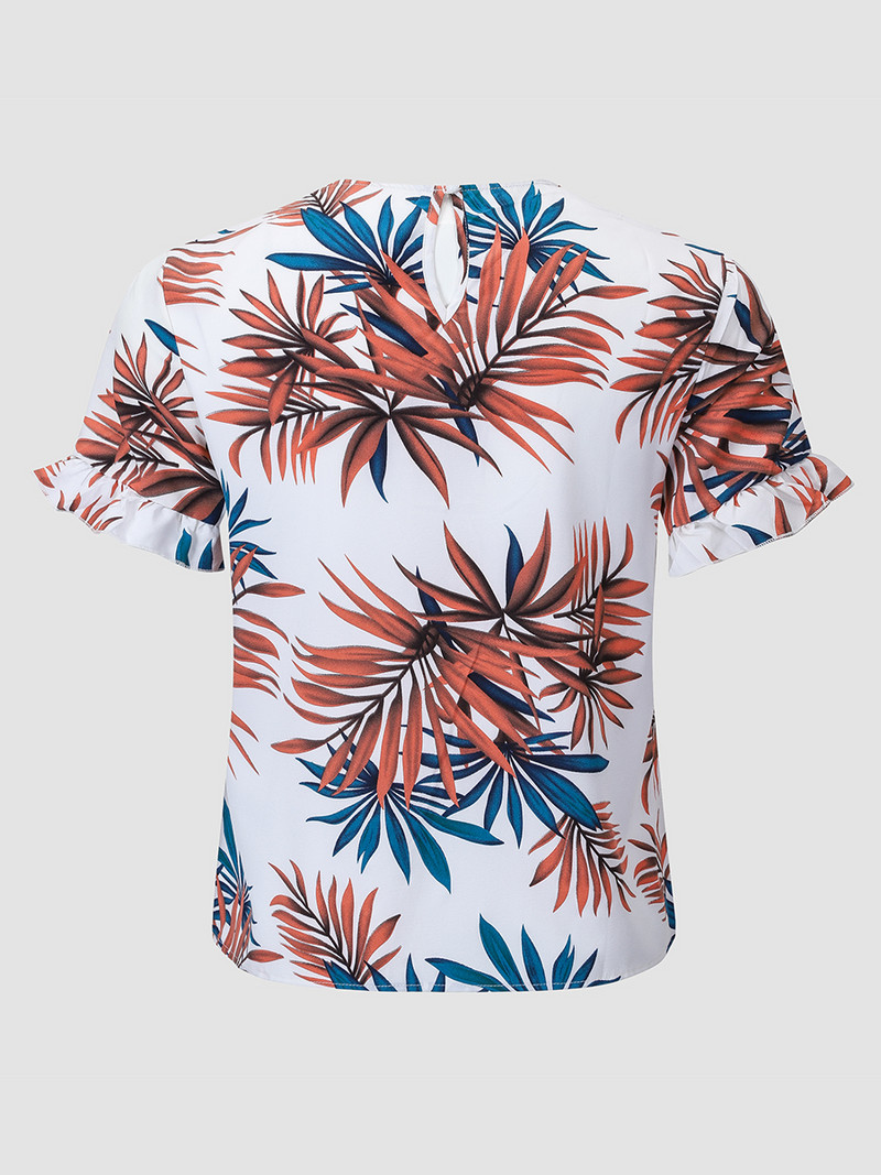 Finjani nyomott póló, bő, rövid ujjú, divatos póló Nyári csinos és olcsó női nagy méretű ruházat