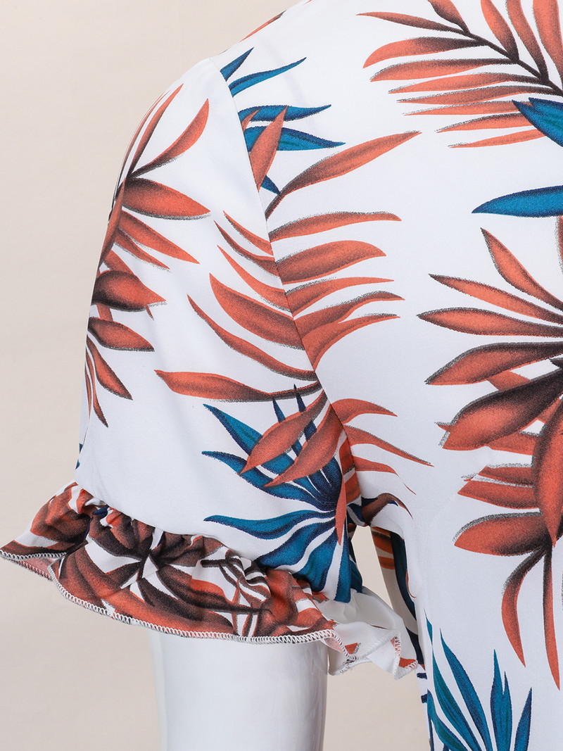 Finjani nyomott póló, bő, rövid ujjú, divatos póló Nyári csinos és olcsó női nagy méretű ruházat