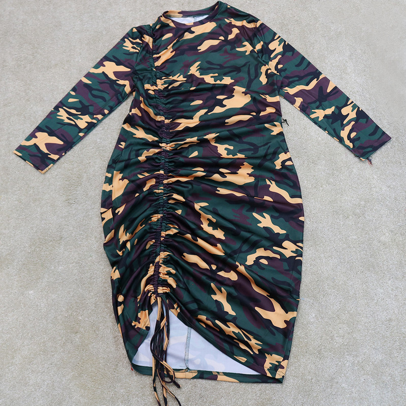 CM.YAYA sieviešu lielizmēra kleita ar trīs ceturtdaļām piedurknēm, izstiepta ķermeņa kleita Modes ikdienas ielas apģērba vasaras tērpi