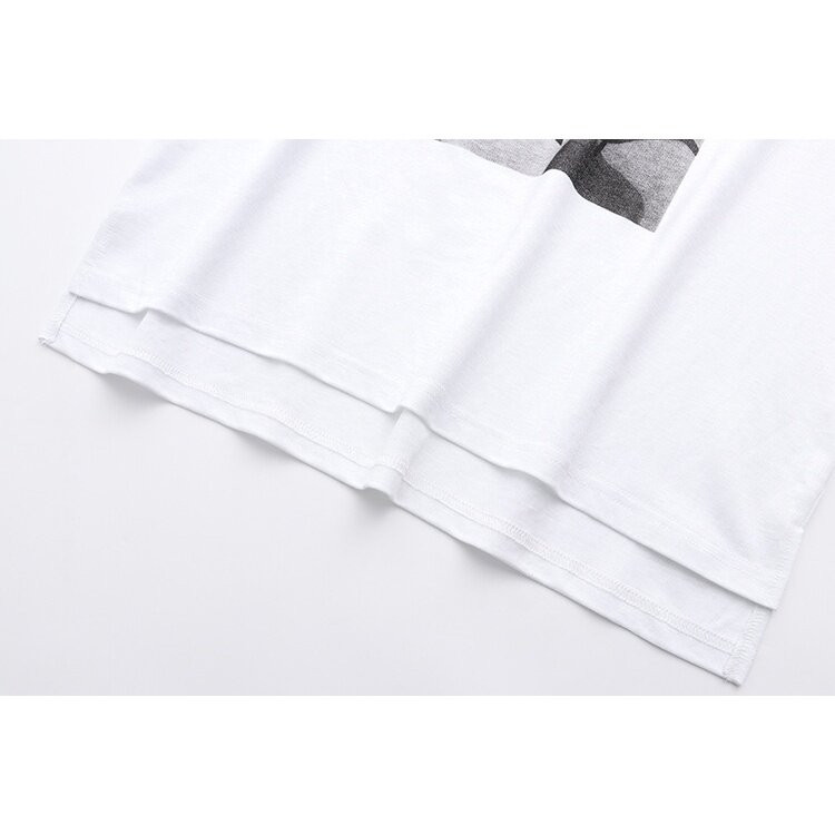 Nagy méretű női XL-4XL betűkkel nyomott nyári pólók Túlméretes patchwork női felsők divatos fehér szürke felső