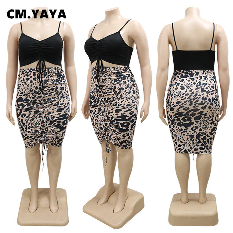 CM.YAYA Liela izmēra sieviešu, savilkšanas aukliņas, spageti bez piedurknēm ar V veida kakla izgriezumu, Bodycon Midi kleita 2022. gada vasaras seksīgajai kleitai
