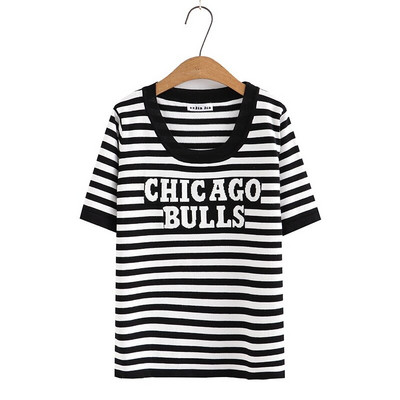 Nagy méretű női rövid ujjú nyári ingek Túlméretes kötött női fehér fekete felsők túlméretezett vintage vékony felső