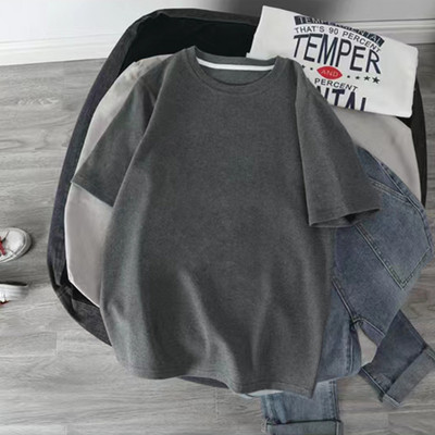 DAYIFUN Sieviešu jauni lielizmēra T krekli Matēts biezs krekls T-krekls ar īsām piedurknēm brīvs korejiešu iekšējais sieviešu apģērbs