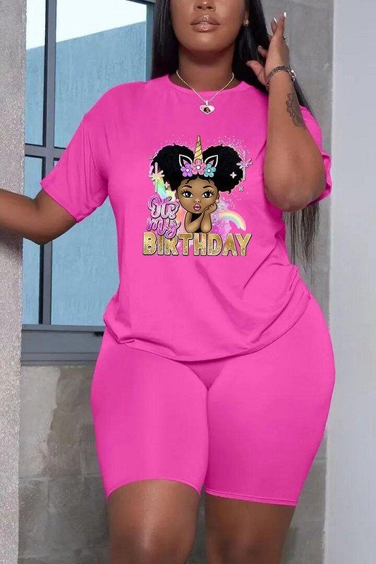 Hétköznapi, 5xl-es, nagyobb méretű készletek, nyakú felső és rövid nadrágok, divatos, nyomott ruhák nőknek, 2 részes szett nagykereskedelmi szállítás