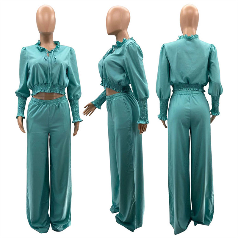 Γυναικεία ρούχα σε μεγάλα μεγέθη σετ δύο τεμαχίων μακρυμάνικο μπλουζάκι και παντελόνια σετ φόρμες Streetwear Χονδρική Dropshipping