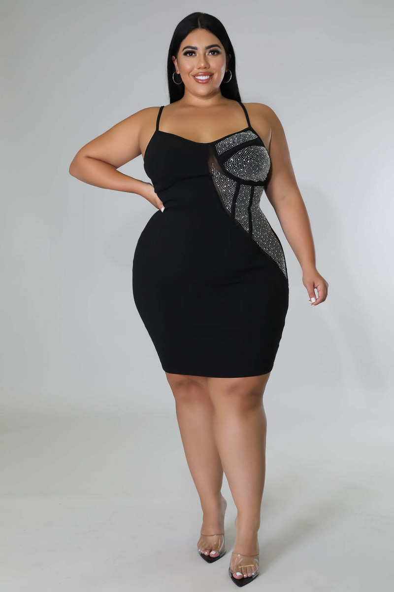 Nagy méretű női 5xl ruhák strassz patchwork parti estélyi ruha 2023 nyári luxus klubszoknyák divat ujjatlan nagykereskedés