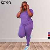 2022. gada vienkrāsains ikdienas treniņtērps Sieviešu tērpi ar īsām piedurknēm Lielizmēra sporta apģērba divdaļīgs komplekts, vairumtirdzniecība, piegāde