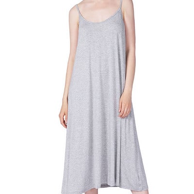 Liela izmēra 8XL, 150 kg Sieviešu spageti siksniņa, gara kleita bez piedurknēm vasaras modāla kleita vienkrāsaina mājas kleita, liela sieviešu kleita