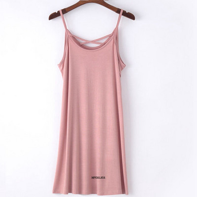 Liela izmēra 8XL, 150 kg Sieviešu spageti siksniņa, gara kleita bez piedurknēm vasaras modāla kleita vienkrāsaina mājas kleita, liela sieviešu kleita