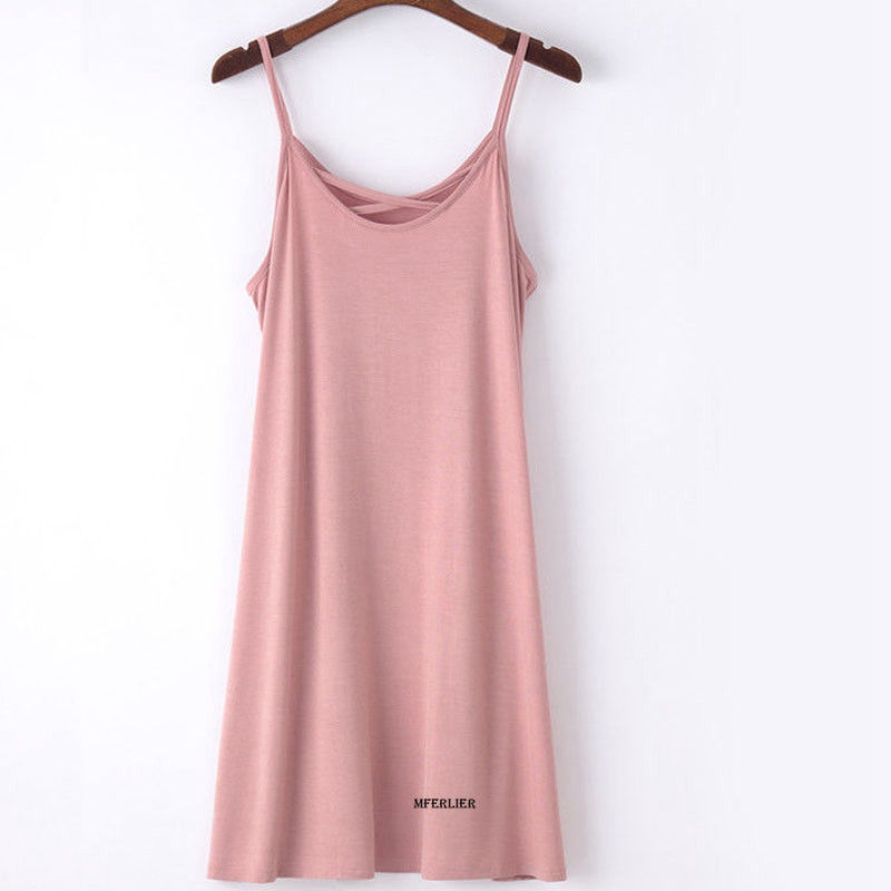 Liela izmēra 8XL, 150 kg Sieviešu spageti siksniņa, gara kleita bez piedurknēm vasaras modāla kleita vienkrāsaina mājas kleita, liela sieviešu kleita
