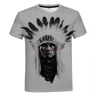 Férfi póló Férfi Ruházat Uniszex indiai stílusú 3D nyomtatott pólók Nyári felsők Rövid ujjú divat Alkalmi túlméretezett pólók