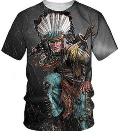 Férfi póló Férfi Ruházat Uniszex indiai stílusú 3D nyomtatott pólók Nyári felsők Rövid ujjú divat Alkalmi túlméretezett pólók