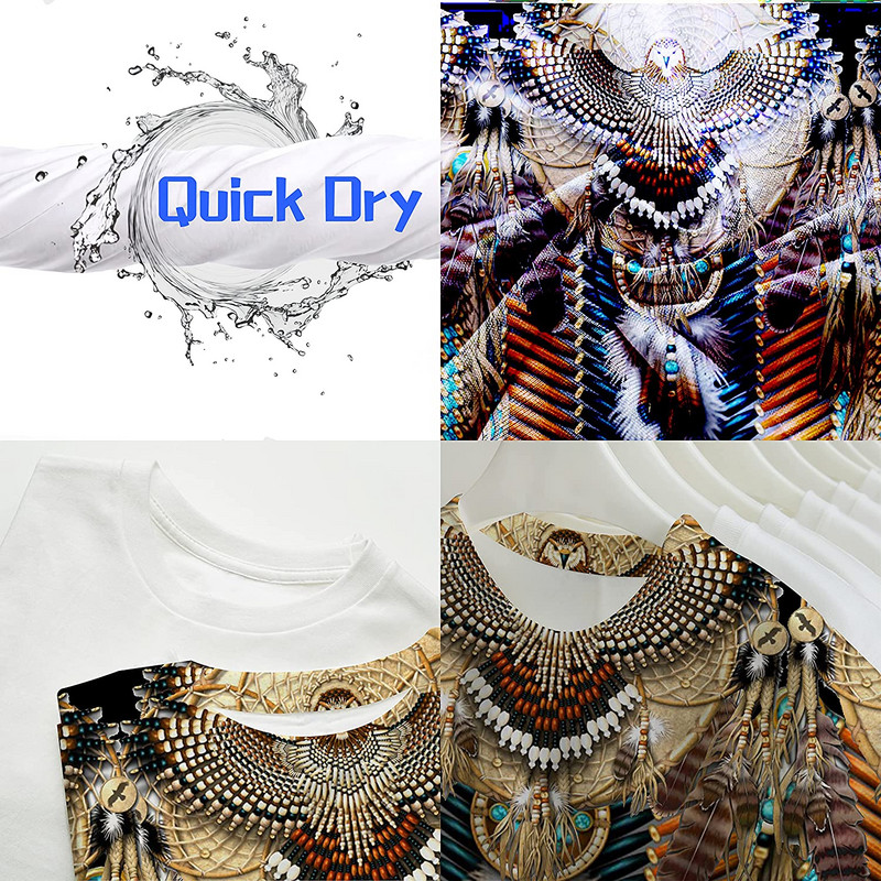 Férfi póló Férfi Ruházat Uniszex indiai stílusú 3D nyomtatott pólók Nyári felsők Rövid ujjú divat Alkalmi túlméretezett pólók