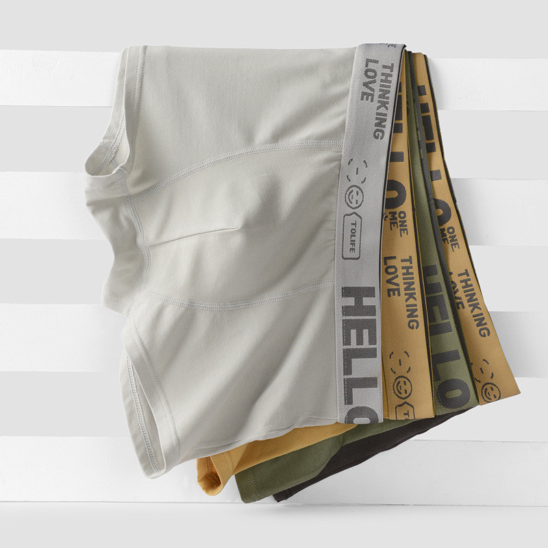 Ανδρικά βαμβακερά εσώρουχα Ανδρικά εσώρουχα μπόξερ σορτς Άνετα μπόξερ Milk Silk αθλητικά σώβρακα Fashion Boxershorts Plus μέγεθος L-4XL