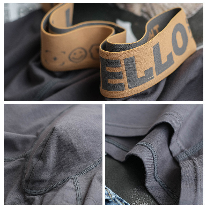 Ανδρικά βαμβακερά εσώρουχα Ανδρικά εσώρουχα μπόξερ σορτς Άνετα μπόξερ Milk Silk αθλητικά σώβρακα Fashion Boxershorts Plus μέγεθος L-4XL