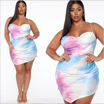 Plus Size Sexy Tank φόρεμα 5xl Χονδρική μόδα Summer Club Party Outfits Κομψό μίνι για Γυναικεία φορέματα 2021 Dropshipping