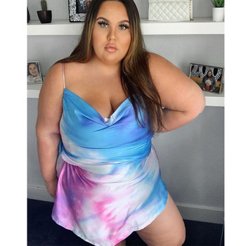 Plus Size Sexy Tank φόρεμα 5xl Χονδρική μόδα Summer Club Party Outfits Κομψό μίνι για Γυναικεία φορέματα 2021 Dropshipping