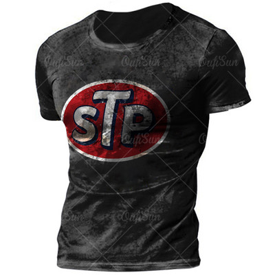 Винтидж тениски US Route 66 за мъже, летни свободни горнища, мъжки тениски, ежедневни тениски с кръгло деколте, къс ръкав, удобна тениска, мъжко облекло