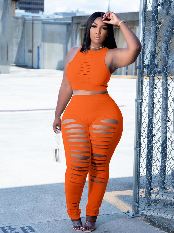 Divdaļīgs tērps vasaras augšpusē bez piedurknēm sieviešu bikšu komplekts Streetwear 5xl liela izmēra seksīgs komplekts vairumtirdzniecība lielapjoma piegāde