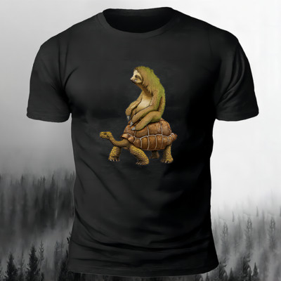 Vintage vīriešu T krekls Slinks 3D Print Dzīvnieku T-krekli Vasaras modes ar īsām piedurknēm džemperi Topi Liela izmēra T-krekli Vīriešu apģērbi