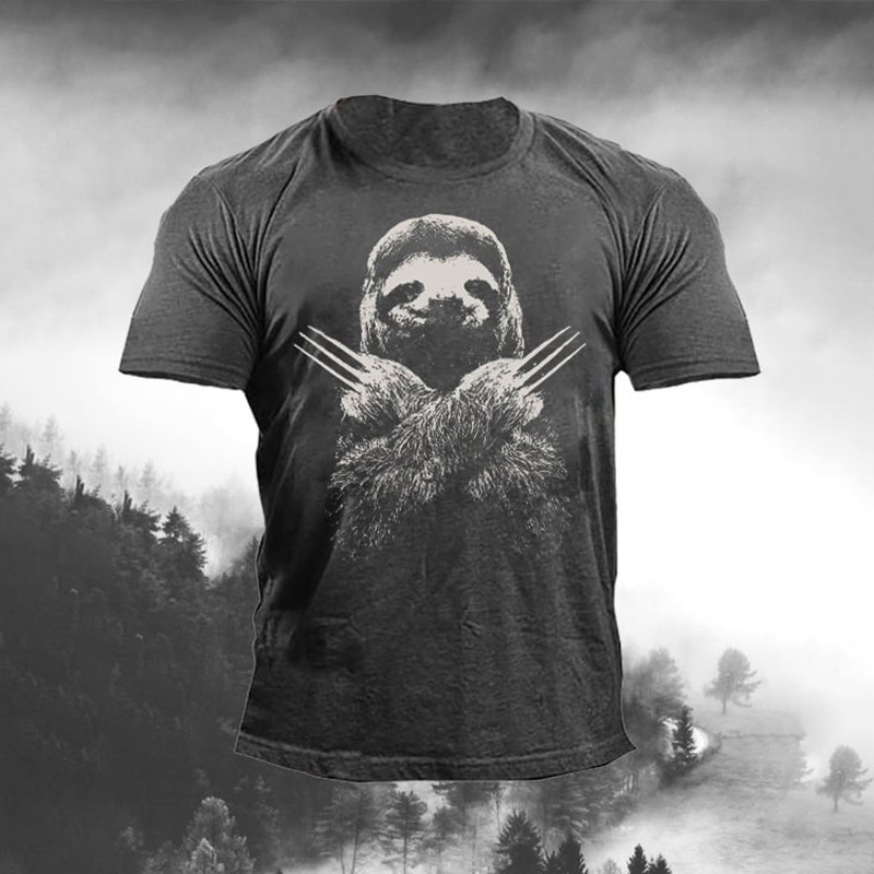 Vintage vīriešu T krekls Slinks 3D Print Dzīvnieku T-krekli Vasaras modes ar īsām piedurknēm džemperi Topi Liela izmēra T-krekli Vīriešu apģērbi