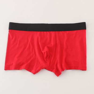 Vīriešu apakšveļa Bokseri vienkrāsains Augstas kvalitātes modālas apakšbikses Vīriešu bokseršorti Homme Cueca elpojošas ērtas vīriešu apakšbikses