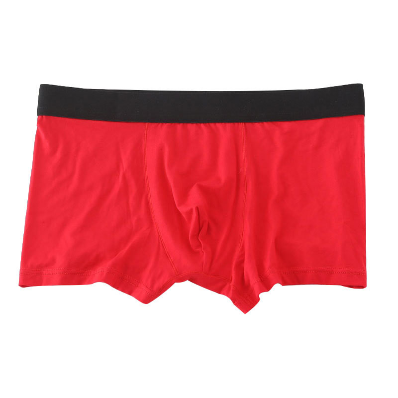 Vīriešu apakšveļa Bokseri vienkrāsains Augstas kvalitātes modālas apakšbikses Vīriešu bokseršorti Homme Cueca elpojošas ērtas vīriešu apakšbikses