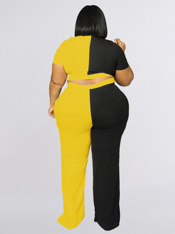 Kétrészes szett női nyári ruhák 5xl nagyobb méretű ruhák divatos női felsők és szexi nadrágkosztümök nagykereskedés tömeges kiszállítás