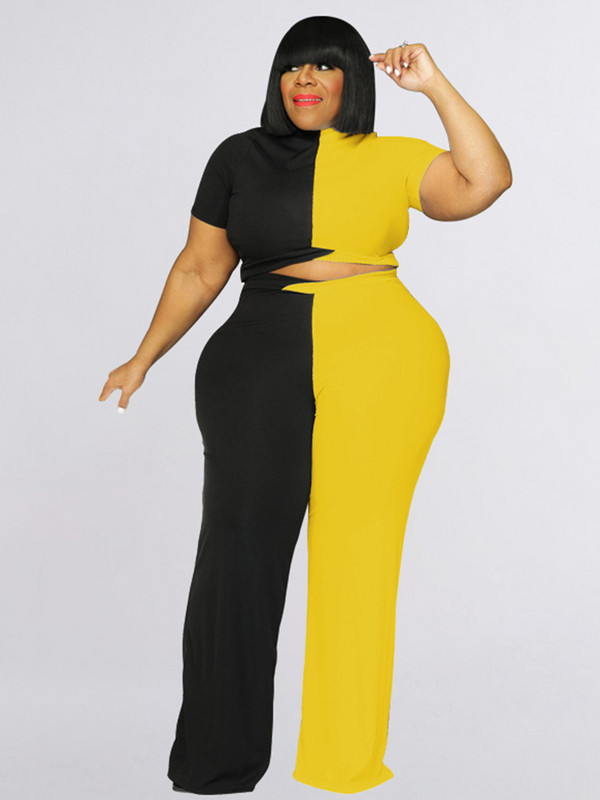 Kétrészes szett női nyári ruhák 5xl nagyobb méretű ruhák divatos női felsők és szexi nadrágkosztümök nagykereskedés tömeges kiszállítás