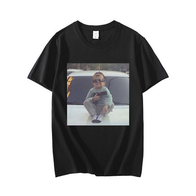 Eladó fiatalos nyári új 3D nyomtatott póló unisex utcai viselet Hasbulla Fighter Mini Hobby alkalmi divat férfiaknak és nőknek