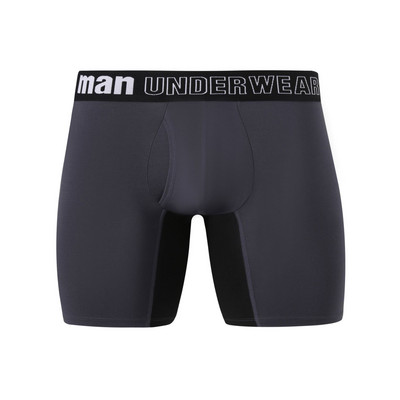 Liela izmēra vīriešu seksīgas apakšbiksītes Apakšveļa Bambusa šķiedras vidukļa vidū, gari bokseršorti Homme garās apakšbikses vīriešu apakšbikses
