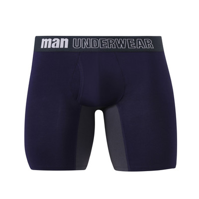 Liela izmēra vīriešu seksīgas apakšbiksītes Apakšveļa Bambusa šķiedras vidukļa vidū, gari bokseršorti Homme garās apakšbikses vīriešu apakšbikses