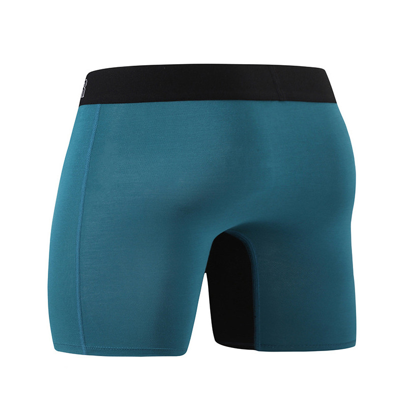 Liela izmēra vīriešu seksīgas apakšbiksītes Apakšveļa Bambusa šķiedras vidukļa vidū, gari bokseršorti Homme garās apakšbikses vīriešu apakšbikses