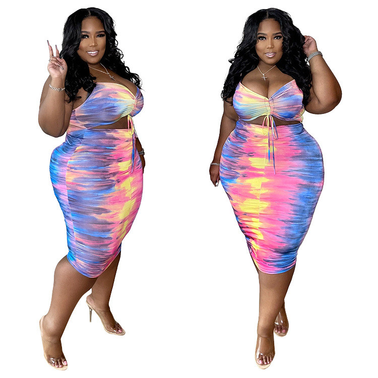 2022. gada modes apdruka, daudzkrāsu, izliekta mini kleita, aukliņa, bez piedurknēm, sieviešu kleitas lielizmēra vairumtirdzniecība, piegāde