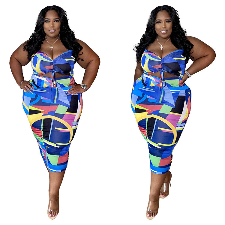 2022. gada modes apdruka, daudzkrāsu, izliekta mini kleita, aukliņa, bez piedurknēm, sieviešu kleitas lielizmēra vairumtirdzniecība, piegāde