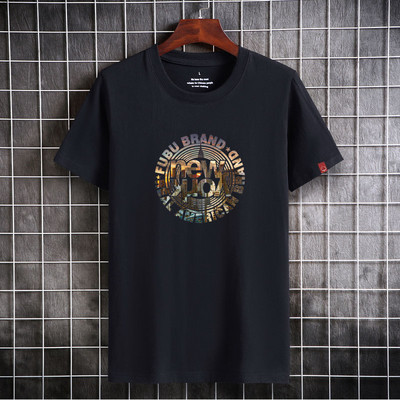 Pánske tričko 2023 Letné pánske módne biele tričko Oblečenie Populárne tričko Bavlnené tričká s krátkym rukávom Pánske topy Nadrozmerné tričko